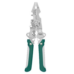 Xtuosen Multi-functional Wire Stripper Stainless Steel Foldable Electrician <b>Tool</b> 14 Functions Insulation Stripping Pliers - Product Image 4