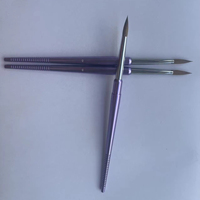 Brosse de finition pour porcelaine dentaire, poils en nylon doux, sans rayures, polissage haute brillance pour la restauration des dents en porcelaine