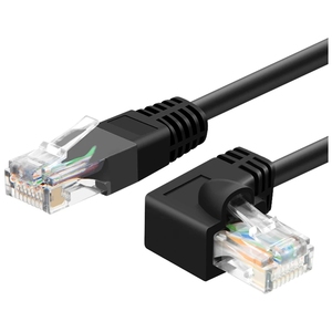 Ethernet cáp CAT6 RJ45 Mạng vá dẫn cáp ngay góc cạnh cho PC PS4 Xbox Router đen vàng mạ RJ45 8P8C dây 1m 1.8m - Product Image 2