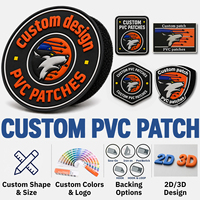 Badge micro-moulé en PVC personnalisé durable à contraste élevé pour équipement d'aventure professionnel AWELLS