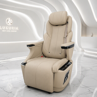 Siège de van en cuir réglable de luxe Hipoint C41 avec rembourrage en mousse pour l'amélioration de l'intérieur des MPV professionnels