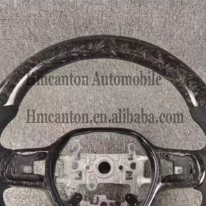 Nouveau produit phare : Volant de voiture en Alcantara et fibre de carbone forgée pour Honda Civic 11e génération - Product Image 3