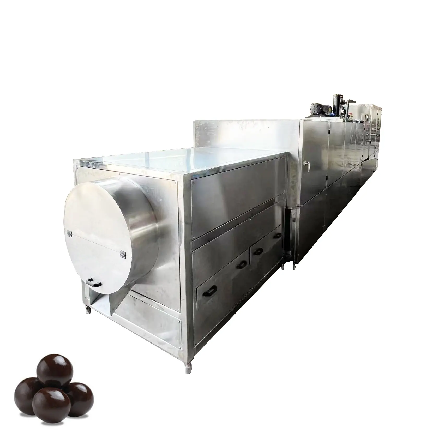 Máquina formadora automática de granos de chocolate de 600 mm para hacer granos de chocolate de mm