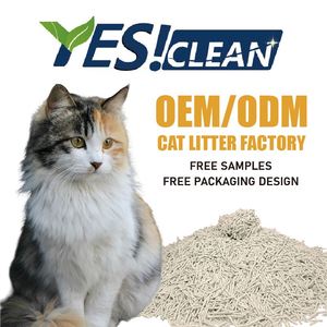 Litière pour chat biodégradable en gros, écologique, à dissolution rapide, anti-odeur et agglomérante, hautement absorbante, 99 % sans poussière, 2,8 kg - Product Image 1