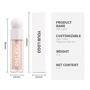 Iluminador Líquido 3D de Contorno Profundo Personalizable MLM, 8 Colores, Vegano, Cruelty Free, Larga Duración, Maquillaje con Brillo - Product Image 4