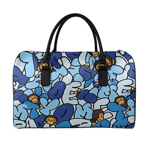 Bolsa de Viaje de PU con Estampado de Mono de Dibujos Animados, con Cierre de Cremallera y Dos Asas, para Uso en Todas las Estaciones - Product Image 1