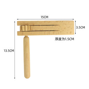 Instrumentos de percusión Orff con tabla de sonido de madera para guardería, ayudas para la educación temprana, entrenamiento auditivo, juguetes musicales - Product Image 1