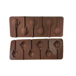921 6 cavité forme de poisson enfants mignons font bricolage à la maison <span class=keywords><strong>moule</strong></span> à chocolat en silicone à <span class=keywords><strong>sucette</strong></span> <span class=keywords><strong>moule</strong></span> <span class=keywords><strong>gâteau</strong></span> décoration <span class=keywords><strong>sans</strong></span> bâton - Product Image 5