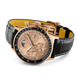 Reloj <span class=keywords><strong>de</strong></span> Pulsera <span class=keywords><strong>de</strong></span> Cuarzo Mecánico <span class=keywords><strong>de</strong></span> Acero Inoxidable, Estilo Retro <span class=keywords><strong>de</strong></span> Lujo para Breitlings, <span class=keywords><strong>de</strong></span> Alta Calidad, Deportivo, <span class=keywords><strong>de</strong></span> Aviación, con Regla Deslizante y Calendario, Resistente al Agua - Product Image 1