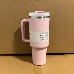 Vaso Térmico de 40 oz con Asa para Auto, Diseño Moderno, para Viajes, Regalo, Producción de Vasos - Product Image 6