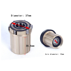 Boîtier de moyeu de vélo, diamètre 37mm, axe de 15mm, roulements scellés pour roue arrière de vélo de montagne et de route - Product Image 1