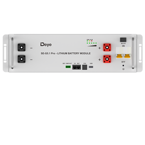热卖Deye SE-G5.1 Pro-B低压锂电池LiFePO4 51.2v 100Ah家用可堆叠锂电池 - Product Image 1