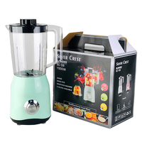 Blender Komersial Multi-Fungsi Bertenaga Baterai 5-Kecepatan Pengaturan Dapat Disesuaikan Pembersihan Satu Sentuhan Bahan Stainless Steel Rumah Tangga