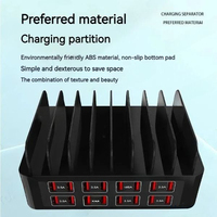 Station de Charge Multi-Appareils 150W 16 Ports USB, Dock de Charge pour Téléphones Portables