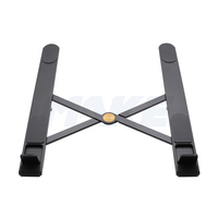 Support pour ordinateur portable en alliage d'aluminium ultra-léger MK876, portable et pliable, support de bureau surélevé avec sac de rangement