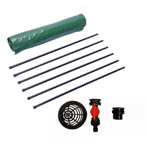 Baril pliable de 26 gallons/100L pour arrosage de jardin Réservoir de stockage d'eau de pluie en PVC écologique Réservoir d'eau d'irrigation pour serre pliable - Product Image 2