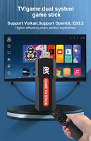Q9 TV Stick, Consola de Juegos de Sistema Dual, Caja de Juegos, Consola de Videojuegos, Android 10, 64 GB, Wifi 2.4G, Salida HD, para Regalos