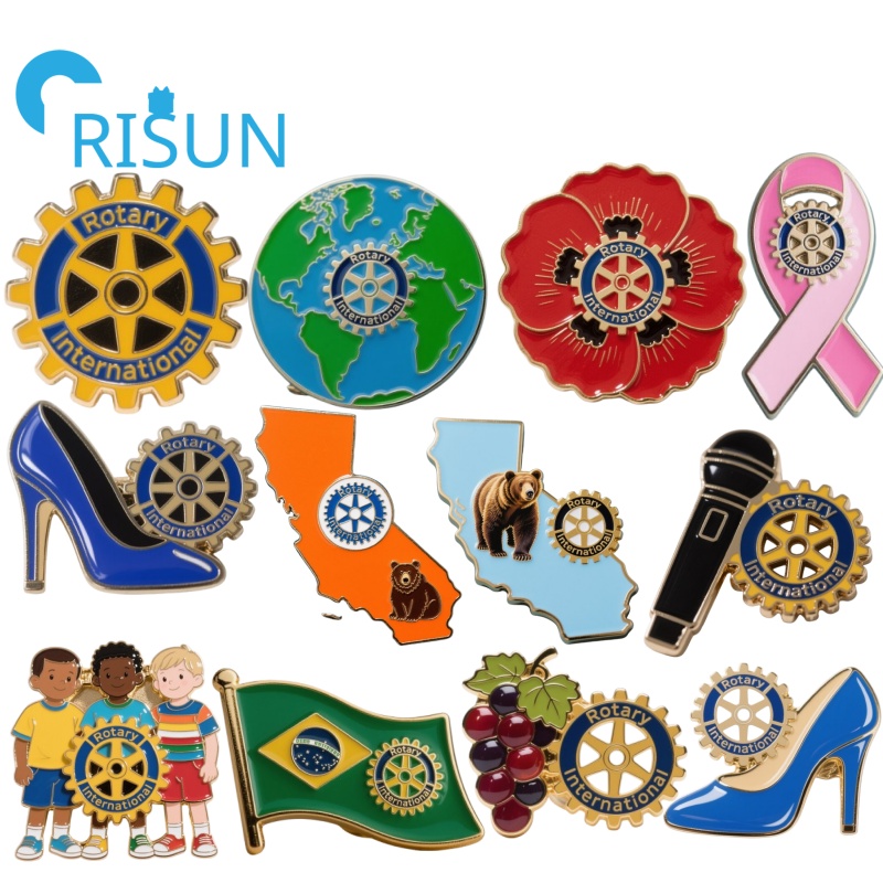 Custom-Metal-Enamel-Rotarian-