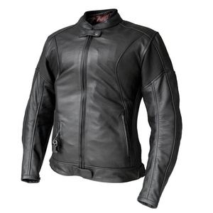 WEARS WORLD Veste en cuir de moto vintage pour homme en véritable peau d'agneau, coupe européenne - Imperméable et coupe-vent - Product Image 5