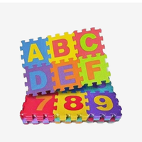 Tapis de puzzle en mousse EVA souple avec lettres et chiffres pour l'apprentissage précoce des enfants