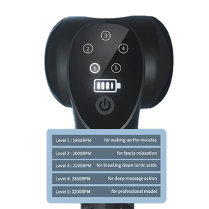 Massaggiatore di tessuto profondo <span class=keywords><strong>pistola</strong></span> palestra sport elettrico riscaldato freddo corpo posteriore <span class=keywords><strong>pistola</strong></span> per massaggio con muscolo percussivo - Product Image 5