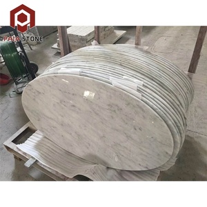 Italiana cosidos importados Bianco Carrara losa de mármol <span class=keywords><strong>blanco</strong></span>, para sala Interior pavimentos - Product Image 3