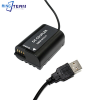 Câble adaptateur USB 8,7 V vers batterie factice DMW-BLK22, coupleur CC DMW-DCC17 pour appareils photo Lumix S5 DC-S5K