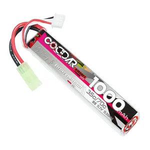 CODDAR 3 एस 1000MAH 11.1V 35C मिनी Tamiya AirSoft AirGun नरम गोली बंदूक शिकार आर सी लाइपो बैटरी पैक उच्च निर्वहन शक्तिशाली सेल