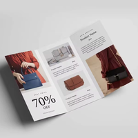 Impresión de Folletos, Catálogos y Volantes Personalizados de Alta Calidad a Bajo Precio, Papel Cartón, Estampado en Dorado, Papel Mate