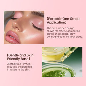 ไฮไลท์เตอร์แบบแท่งเนื้อครีมประกายชิมเมอร์ กันน้ำ ใช้ได้หลายรูปแบบ สำหรับขายส่ง แบรนด์ส่วนตัว ช่วยเพิ่มความกระจ่างใสอย่างเป็นธรรมชาติให้กับใบหน้าและผิวกาย - Product Image 3