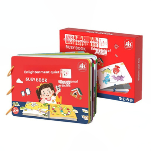 หนังสือภาพเงียบสำหรับเด็กสำหรับการศึกษาปฐมวัยออกแบบด้วยตีนตุ๊กแกสำหรับเด็กอายุ<span class=keywords><strong>6</strong></span><span class=keywords><strong>เดือน</strong></span>ของเล่นเด็ก<span class=keywords><strong>1</strong></span><span class=keywords><strong>ขวบ</strong></span>ขาดความรู้ความเข้าใจจากมือ - Product Image 1