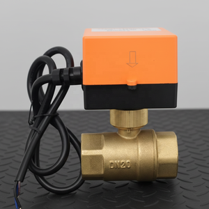 Vanne à boisseau sphérique motorisée C500-T en laiton, 2/2 voies, 110 V/220 V/24 V CA, pour air et eau, avec fonctions Ouvert/fermé - Product Image 4