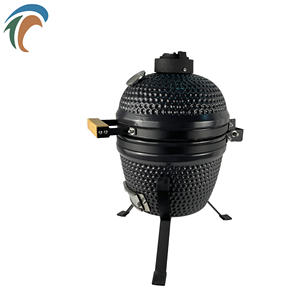 Gril <span class=keywords><strong>kamado</strong></span> en céramique de Chine gril <span class=keywords><strong>kamado</strong></span> bâtard noir - Product Image 4