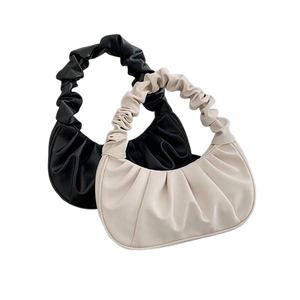 กระเป๋าถือทรงเมฆขนาดเล็กสุดหรูสำหรับผู้หญิง ทำจากหนัง PU  กระเป๋าสะพายไหล่สำหรับสุภาพสตรี - กระเป๋าแฟชั่นสุดหรูสำหรับผู้หญิง - Product Image 4