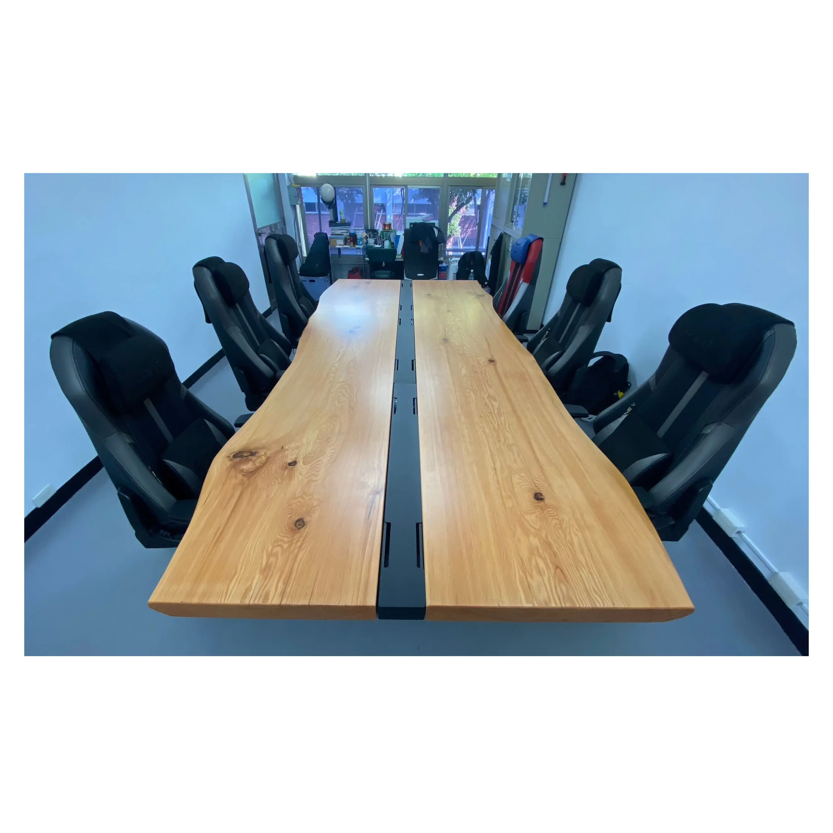 Customized Designed Luxury Large Boardroom Long High Tech Meeting Room Conference Table