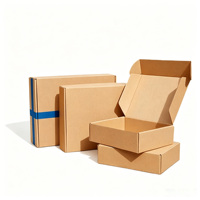 Cajas de Cartón Corrugado para Envíos con Logotipo Personalizado de Fábrica, Caja de Envío Kraft para Comercio Electrónico
