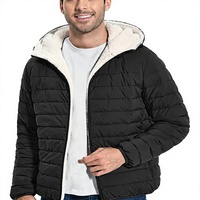 Veste d'hiver chaude pour homme Pioneer Camp, manteau d'hiver avec capuche, veste doublée épaisse, coupe-vent pour temps froid