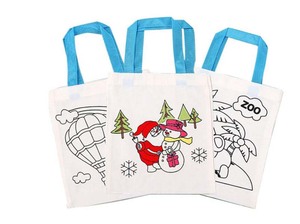 Sac fourre-tout en toile de coton personnalisé avec logo imprimé, fabriqué en Chine, pour la peinture DIY - Product Image 3