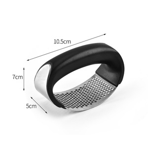 JIESHENGDA Accesorios de Cocina, Prensa de Ajo Manual de Plástico y Acero Inoxidable, Triturador, Molinillo y Pelador, Juego de Herramientas para <span class=keywords><strong>Verduras</strong></span> - Product Image 2