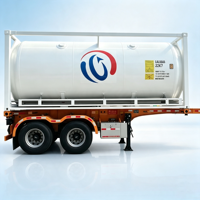 Réservoir ISO de CO2 haute pureté, conteneur de transport de dioxyde de carbone liquide avec réservoir isolé sous vide T75
