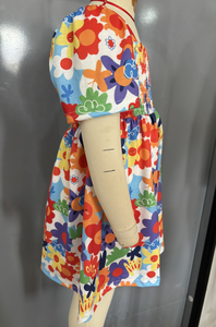 Vestido Floral de Verano para Niñas, Modelo 2026, con Mangas Abullonadas, Cuello Cuadrado, Estilo Smocked, Vestidos Fluidos para el Sol, <span class=keywords><strong>Ropa</strong></span> Casual con Estampado <span class=keywords><strong>en</strong></span> Línea A - Product Image 5