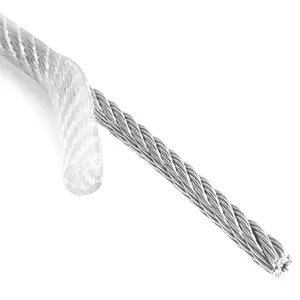 Transparent PVC Coated Galvanized Steel Wire Rope