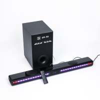 Barre de son DR-S9 avec HDMI ARC Bluetooth, système home cinéma 2.1 CH, caisson de basses intégré, lumières LED, vente en gros OEM