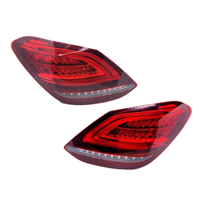 ไฟท้าย LED สำหรับรถยนต์ C CLASS W205 ปี 2014-2021 ซ้ายและขวา เลนส์สีแดง สภาพใหม่ สำหรับ W205 เลนส์สีแดง LED - Product Image 1