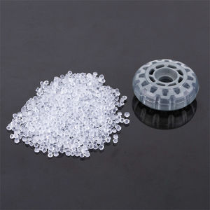 เม็ดพลาสติกคอมโพสิต PVC สีดำแบบกำหนดเองสำหรับพื้นรองเท้าขายส่ง - Product Image 2