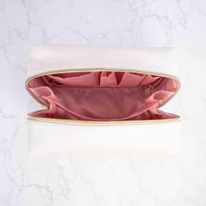 Mode durable d'usine ISO BSCI pour sac de maquillage avec fermeture à glissière sacs à cosmétiques de marque privée en cuir PU pour une utilisation en fête - Product Image 5