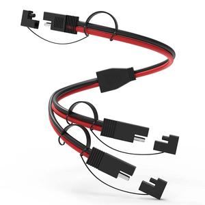 2ピン防水アダプタータイプ電気コネクタ16 AWGオスメス純銅導体ニッケル/金メッキ配線ハーネス - Product Image 1