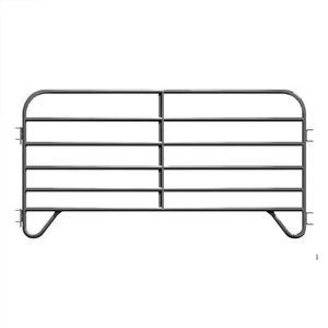 भारी ड्यूटी 12 फीट गैल्वेनाइज्ड पशु पैनल पशु फार्म के उपयोग के लिए भेड़ घोड़े की बाड़ कॉर्राल यार्ड पैनल - Product Image 3