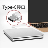 Unidades de CD de DVD de succión externa Tipo-C CD +-R/RW DVD +-Escritor de grabadora R/RW para computadora portátil Mac