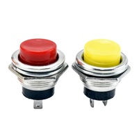 DS-212 interrupteur à bouton-poussoir 16 Mm momentané étanche en plastique et structure électronique en métal pour contrôle 12V/250V niveau IP53